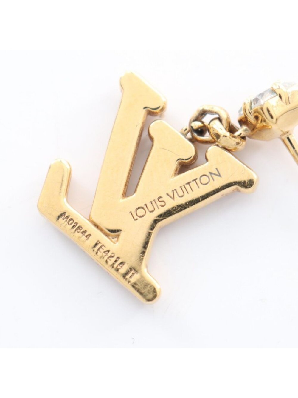 ★SOLD★ Louis Vuitton Earrings LV - Picture 3 of 6